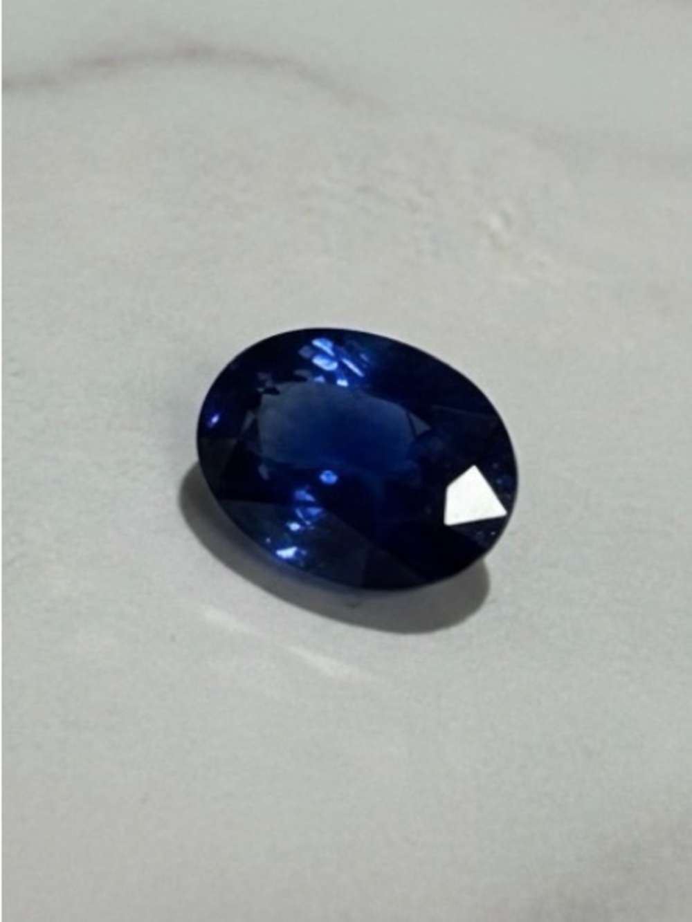 ✴️ Navy Blue 2 Carat Oval Sapphire (Loose) Gemstone